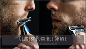 closest possible shave