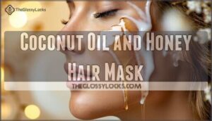 coconut oil and honey hair mask