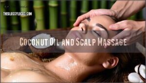 coconut oil and scalp massage