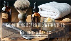 combining beard oil with other grooming habits