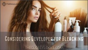 considering developer for bleaching