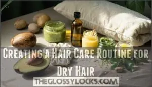 creating a hair care routine for dry hair creating a hair care routine for dry hair