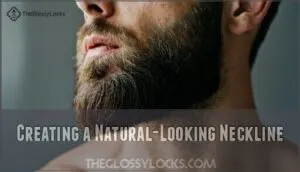 creating a natural-looking neckline