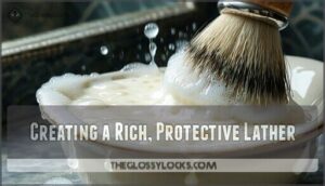 creating a rich, protective lather