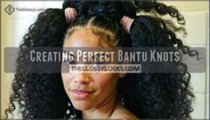 creating perfect bantu knots
