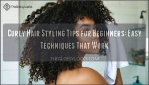 curly hair styling tips for beginners