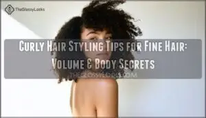 curly hair styling tips for fine hair