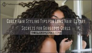 curly hair styling tips for long hair