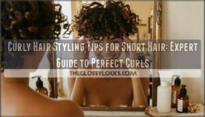curly hair styling tips for short hair