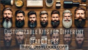 customizable kits for different beard types