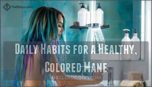 daily habits for a healthy, colored mane