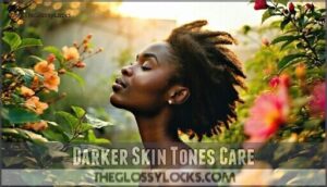 darker skin tones care