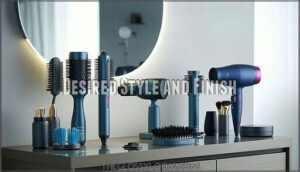 desired style and finish