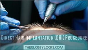 direct hair implantation (dhi) procedure