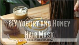 diy yogurt and honey hair mask