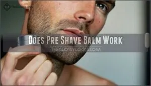 does pre shave balm work