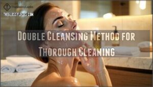 double cleansing method for thorough cleaning