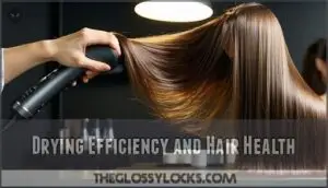 drying efficiency and hair health