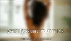drying techniques for curly hair