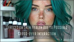effects on skin health due to possible cross-over interaction