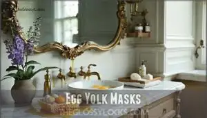 egg yolk masks