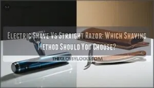 electric shave vs straight razor