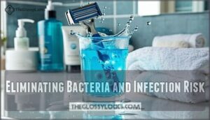 eliminating bacteria and infection risk