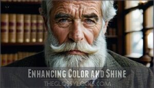 enhancing color and shine