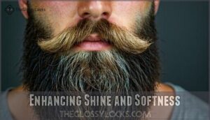 enhancing shine and softness