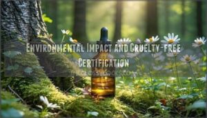 environmental impact and cruelty-free certification