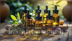 essential oils and moisturizing
