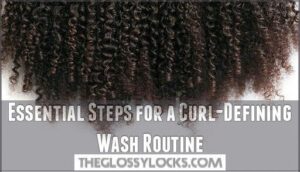 essential steps for a curl-defining wash routine