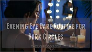evening eye care routine for dark circles