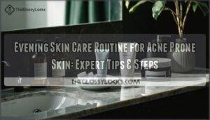 evening skin care routine for acne prone skin