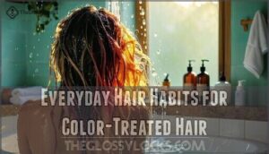 everyday hair habits for color-treated hair
