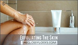 exfoliating the skin