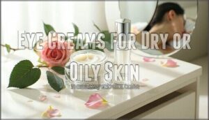 eye creams for dry or oily skin