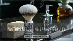 factors affecting lather quality
