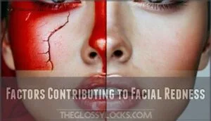 factors contributing to facial redness
