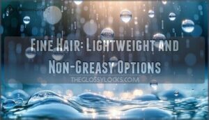 fine hair: lightweight and non-greasy options