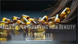 fish oil for improving hair density and diameter