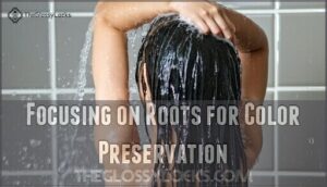 focusing on roots for color preservation
