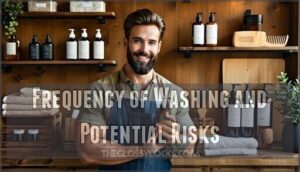 frequency of washing and potential risks
