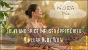 fruit and spice infused apple cider vinegar body wrap