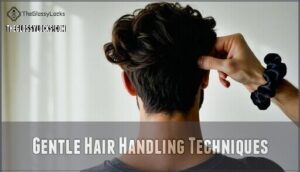 gentle hair handling techniques