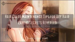 hair color maintenance tips for dry hair