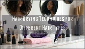 hair drying techniques for different hair types
