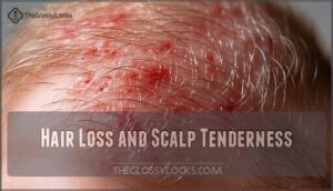 hair loss and scalp tenderness