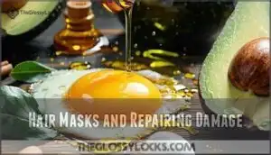 hair masks and repairing damage