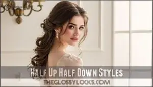 half up half down styles